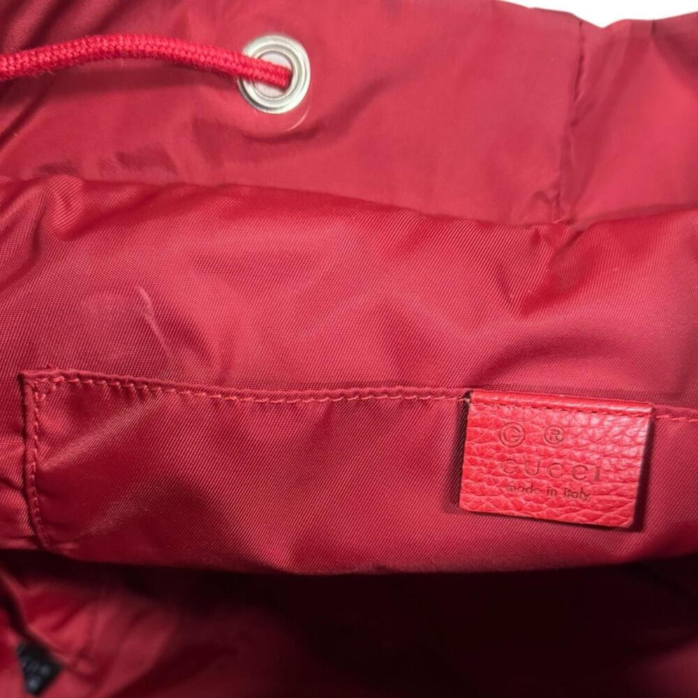 GUCCI Red Backpack - Picture 7 of 13